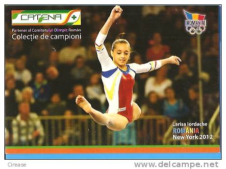 Romania Larisa Iordache Gymnastics Postcard Not Used - Gymnastik