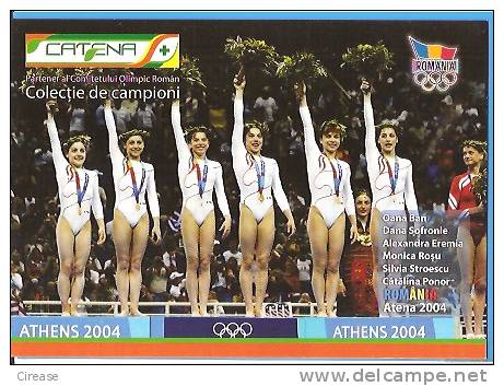 Romania Gymnastics Team Postcard Not Used - Gymnastique