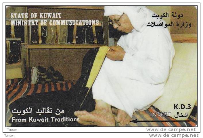 Kuwait, KUW-C-36K, Bisht Making. - Koweït