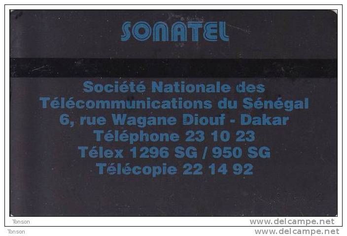 Senegal, SEN-04b,40 Units, Logo - Blue & Silver, CP: 012B. - Sénégal