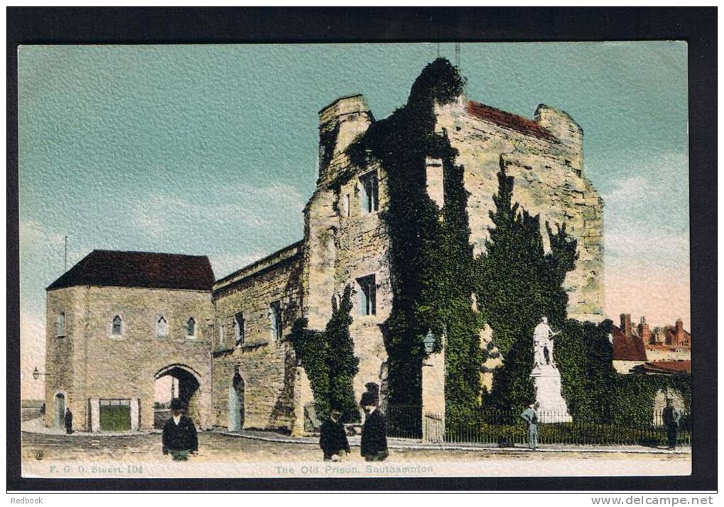 RB 885 - Early FGO F.G.O. Stuart Postcard - The Old Prison Southampton Hampshire - Southampton