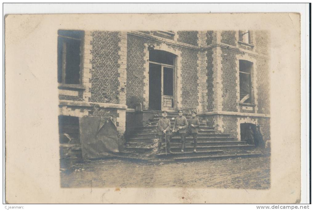WWI CARTE PHOTO  1918 OSTPREUSSEN SCHAKUHNEN  Schakendorf  Lewobereschnoje Heydekrug BARSDEHNEN - Ostpreussen