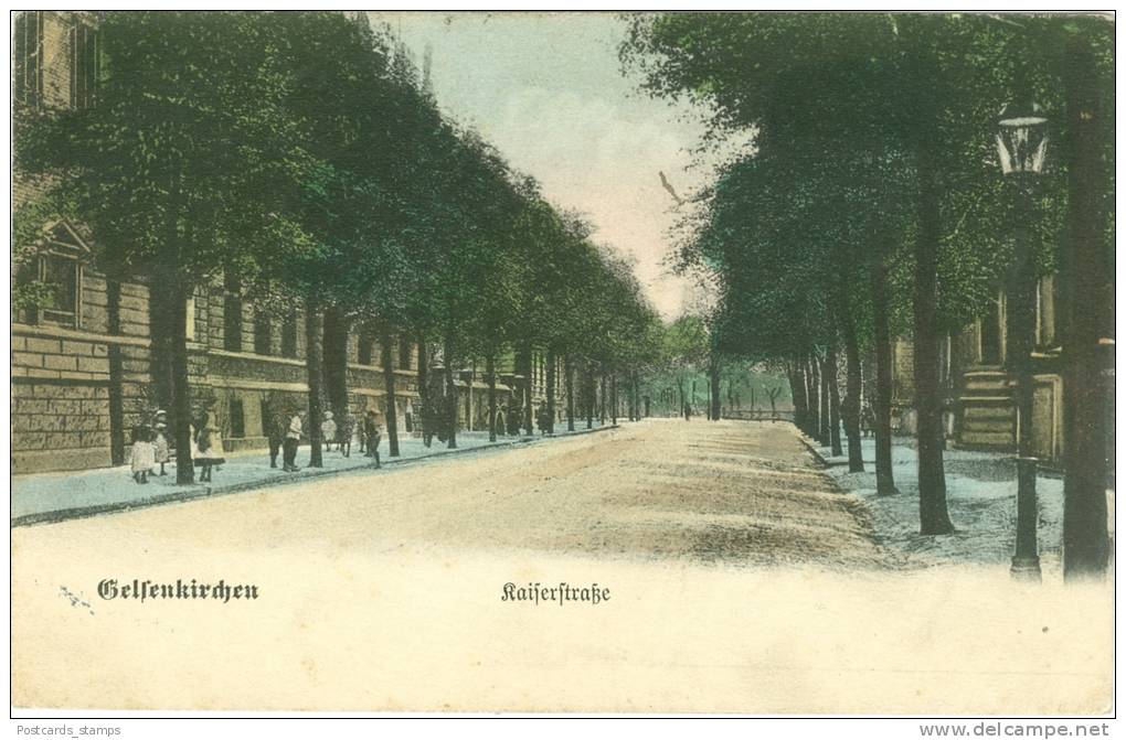 Gelsenkirchen, Kaiserstrasse, 1909 - Gelsenkirchen