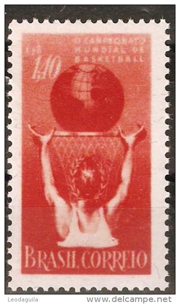 BRAZIL # 813 -  2nd World Championship Of  Basketball - 1954 - Unused Stamps