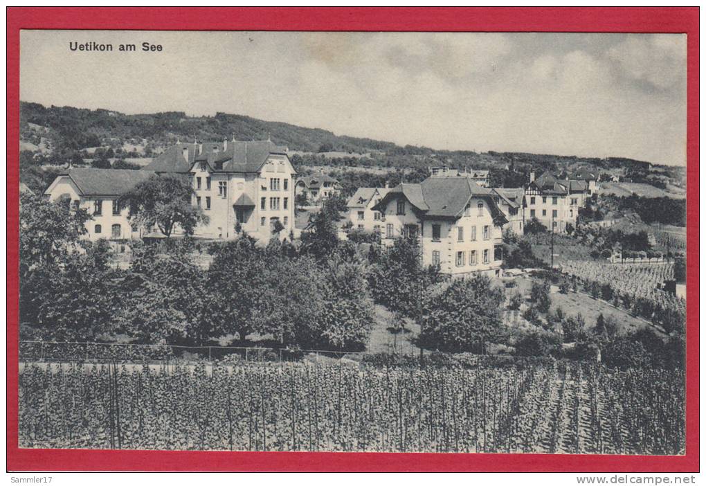 UETIKON AM SEE, LICHTDRUCK 1912 - Uetikon Am See