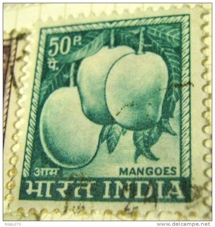 India 1965 Mangoes 50p - Used - Oblitérés