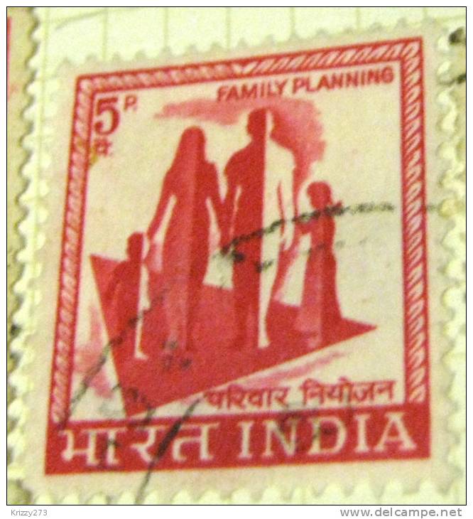 India 1967 Family Planning 5p - Used - Oblitérés