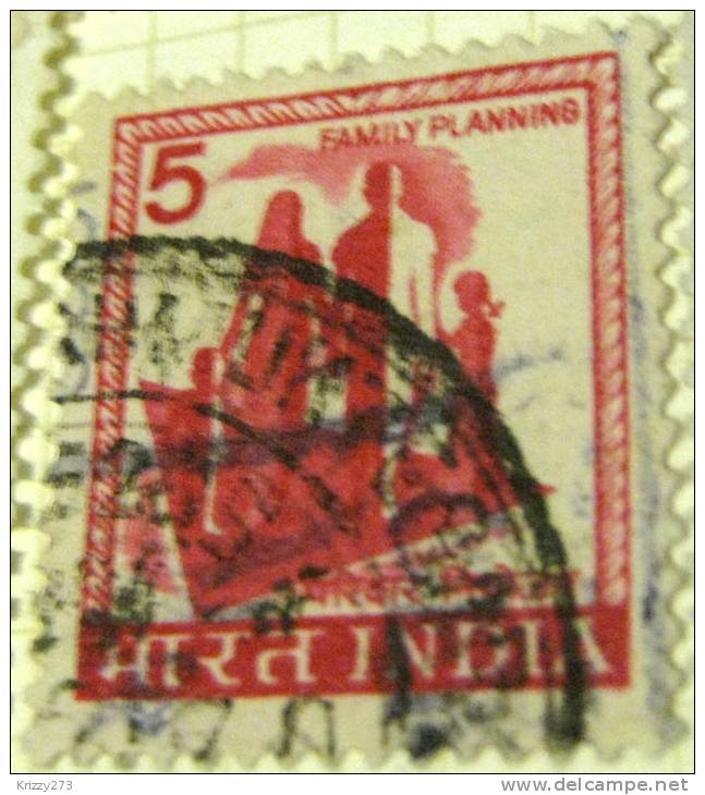 India 1967 Family Planning 5p - Used - Oblitérés