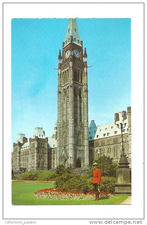 Cp, Canada, Ottawa, Le Carillon De 53 Cloches Situé Dans La Tour De La Paix - Ottawa