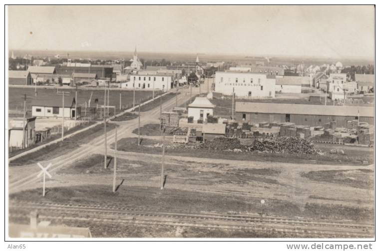 Cooperstown ND North Dakota, Panoramic View On C1900s Vintage Real Photo Postcard - Autres & Non Classés