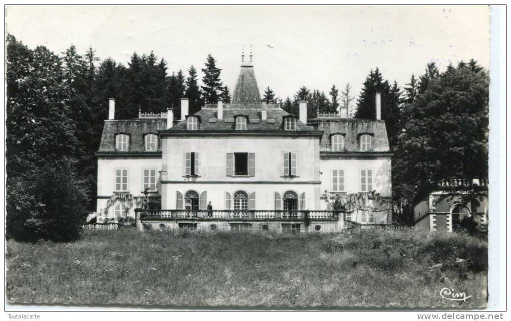 CPSM 42 CHARLIEU CHATEAU DE GRANGE JOBIN Colonie De  Vacances 1953 - Charlieu