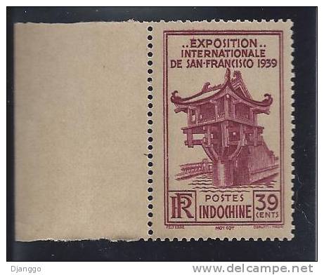 YT Indochine 1939-14 NEUF  - N° 208 - Exposition San Francisco (sans Gomme) - Autres & Non Classés