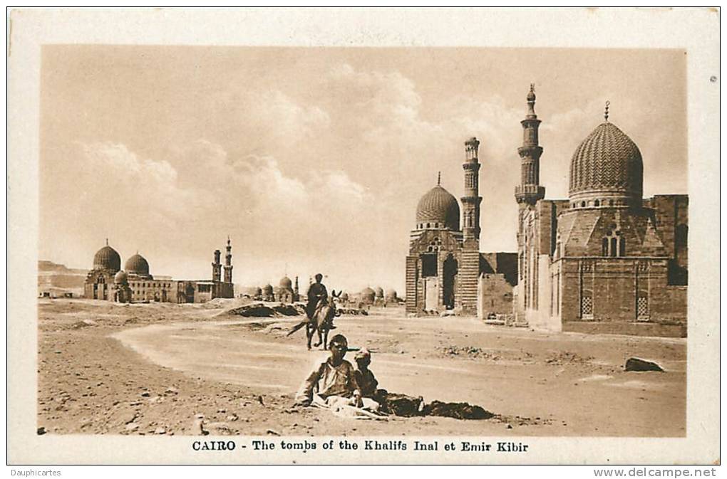 CAIRO : The Tombs Of The Khalifs Inal Et Emir Kibir. 2 Scans. Edition Scortzis - Other & Unclassified