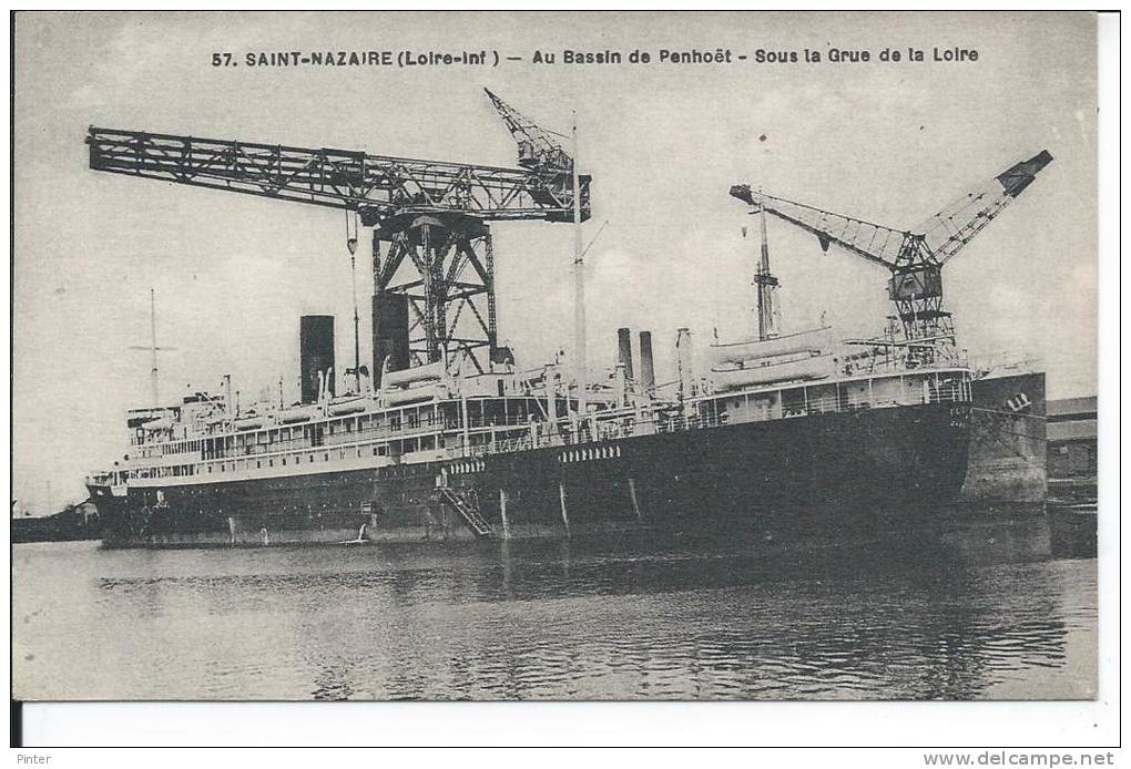 SAINT NAZAIRE - Au Bassin De Penhoët - Sous La Grue De La Loire - Saint Nazaire