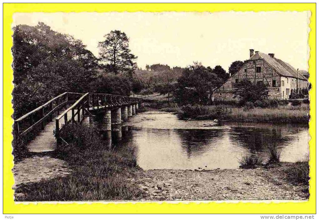 * Resteigne Sur Lesse (Tellin - Luxembourg - La Wallonie) * (Arduenna, Nr 3107) Passerelle Sur La Rivière, Moulin, Pont - Tellin