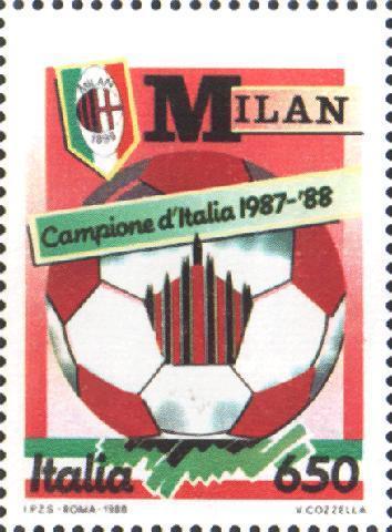ITALIE - 1988 - MILAN CHAMPION D´ITALIE 1988  YT 1783 ** - Berühmte Teams