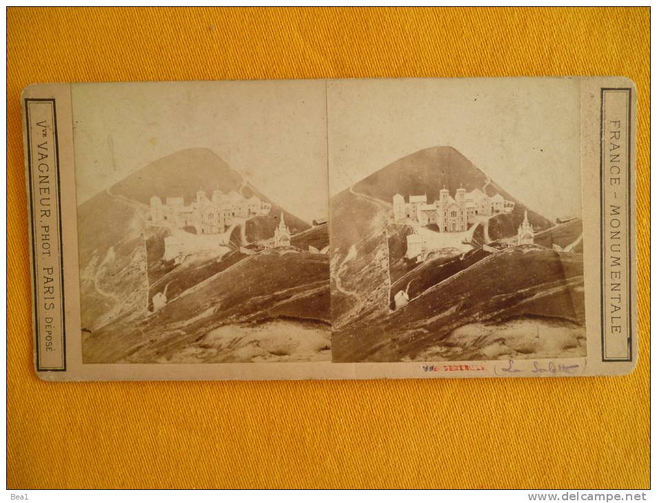 Photo Stereoscopique - NOTRE DAME DE LA SALETTE - Stereoscopic