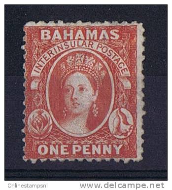Bahamas, 1860, SG 4, Not Used No Gum, Tear 1 Mm At Left Side  CV UKP 650 - 1859-1963 Kronenkolonie