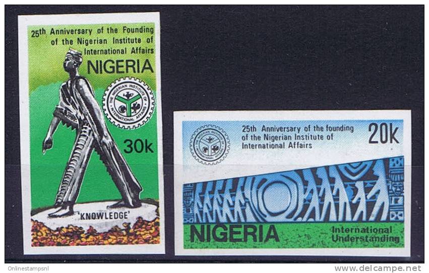 Nigeria, 1986, Mi 497-98  MNH, Imperforated - Nigeria (1961-...)