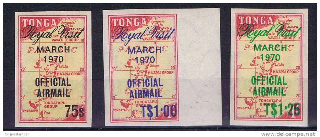 Tonga, 1970 Mi Service 39-41 MNH - Tonga (1970-...)