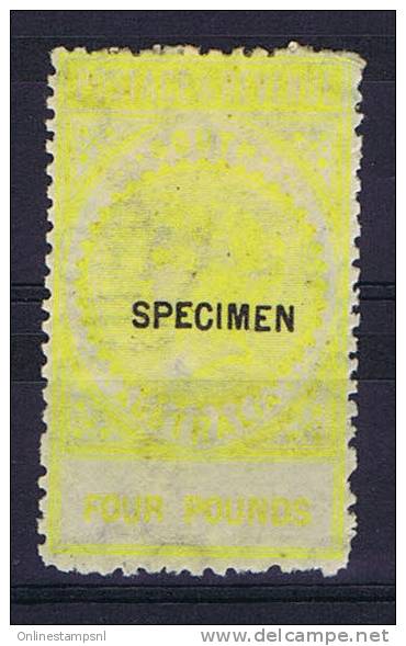 South Australia, SG 203 With Surcharge Specimen - Ungebraucht