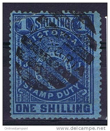 Victoria: 1879 Nr 17 1 Shilling - Used Stamps