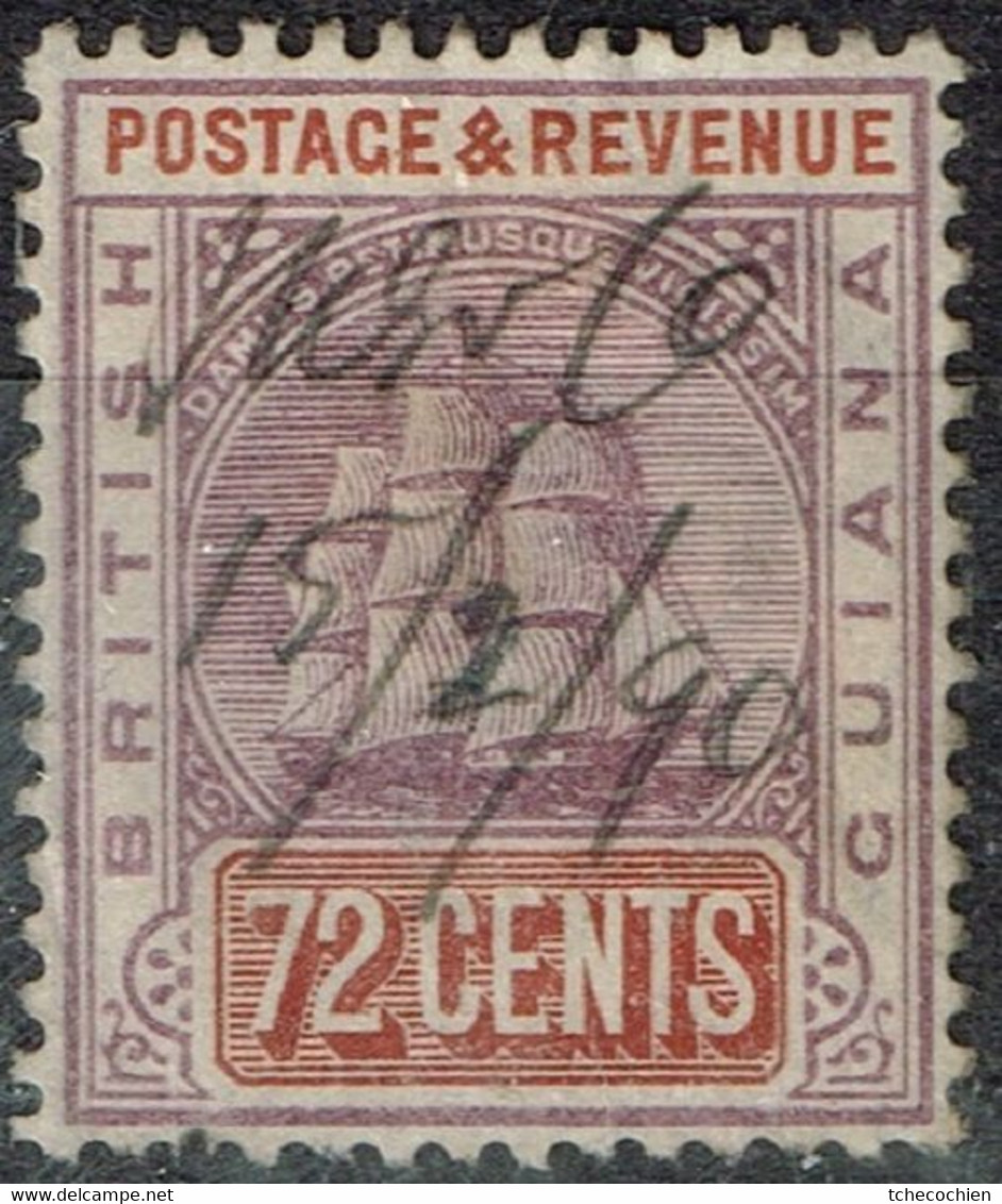 Guyane Anglaise - 1889 - Y&T N° 78, Oblitéré - Brits-Guiana (...-1966)