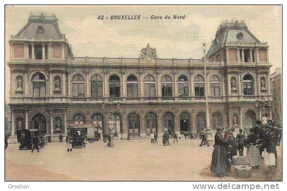 BRUXELLES 48 GARE DU NORD - Ferrovie, Stazioni