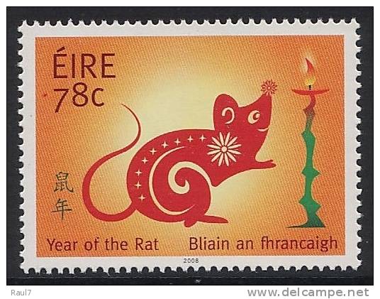 IRLANDE 2008 - Année Du Rat - 1v Neuf // Mnh - Unused Stamps