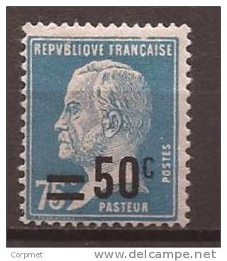 FRANCE - Type PASTEUR Surchargés - Yvert # 219 - MINT LH - 1922-26 Pasteur