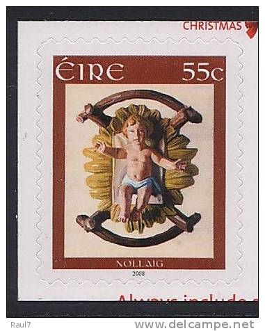 IRLANDE 2008 - Noël 2008, Timbre Auto-collant Du Carnet - 1v Neuf // Mnh - Ungebraucht