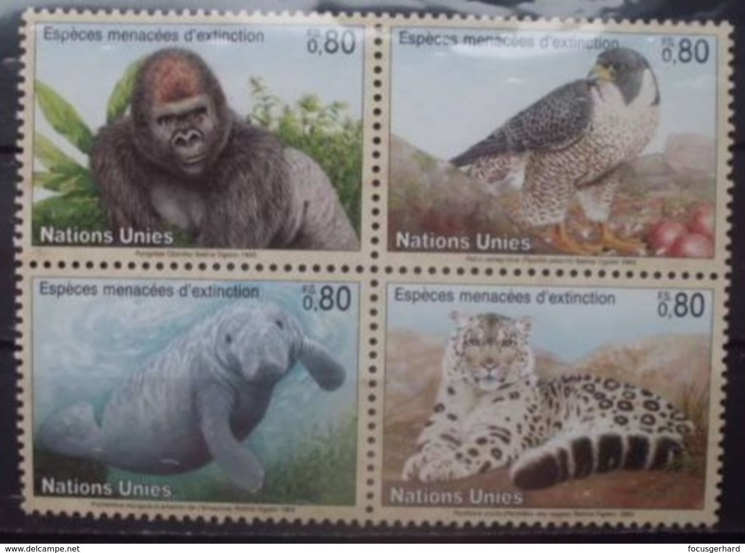 Uno Genf  Tiere    1993  ** - Unused Stamps