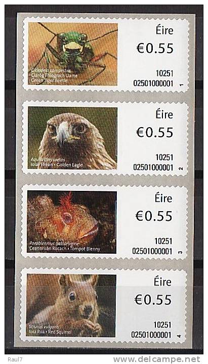 IRLANDE 2010 - Faune Irlandaise - 4v Neuf // Mnh - Nuovi