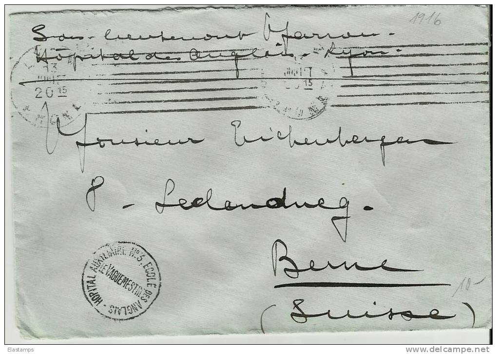 =BRASIL1916 NACH BERN - Cartas & Documentos
