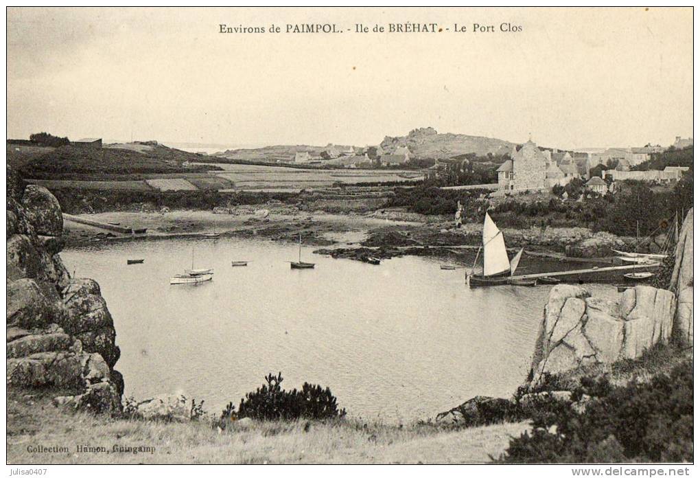 ILE DE BREHAT (22) Le Port Clos Jolie Vue - Ile De Bréhat