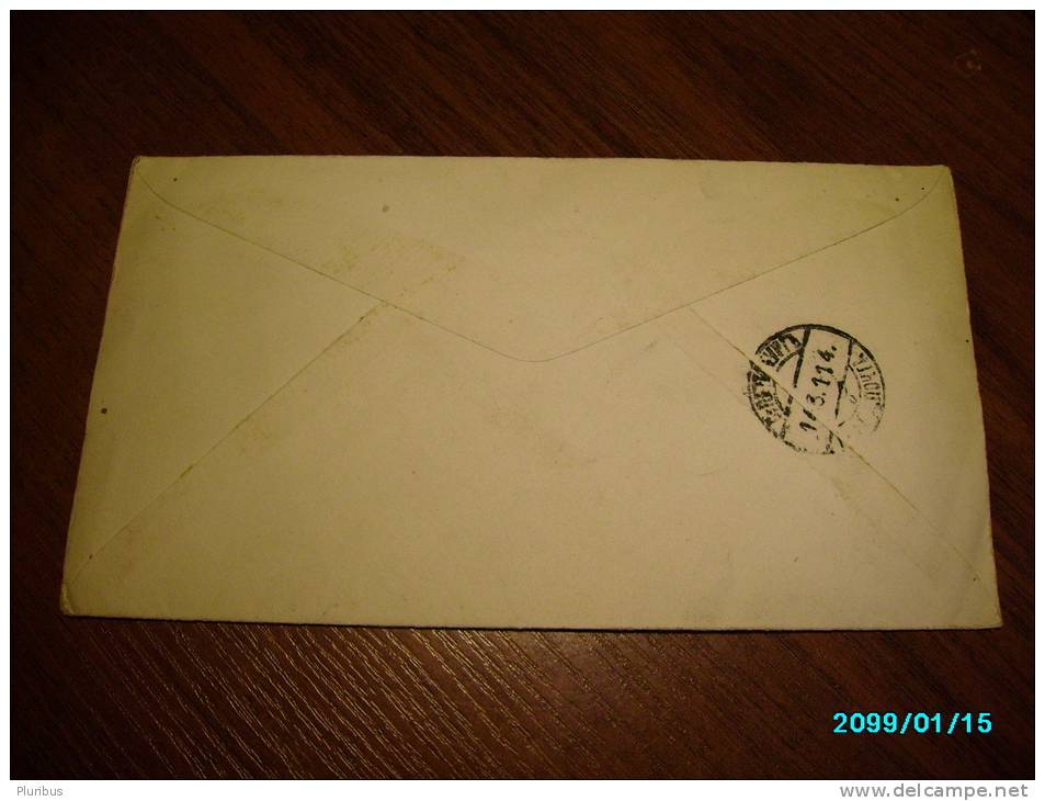 1911 USA POSTAL STATIONERY COVER FROM TRENTON  NEW JERSEY TO  RUSSIA - 1901-20