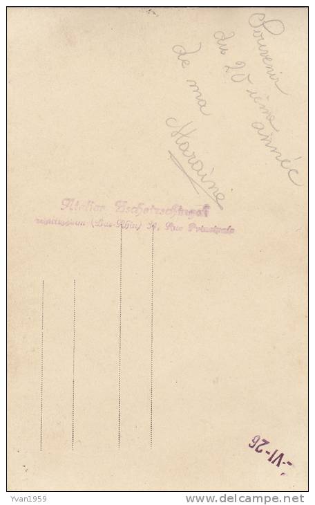 Carte Photo VI- 26 - Ateliern Zschetzschtirgol ? - Comuniones