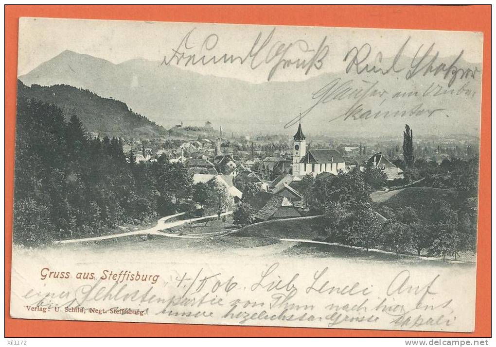 Q0254 Gruss Aus Steffisburg. 1906 Pioneer. - Steffisburg