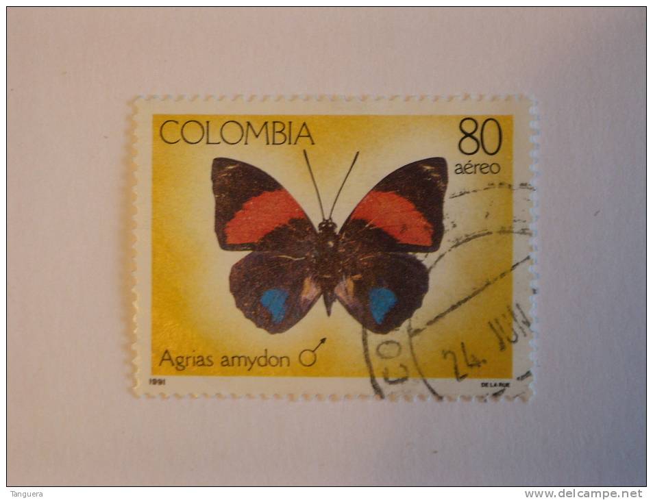 Colombia Colombie 1991 Vlinder Papillon Yv PA 963 O - Papillons