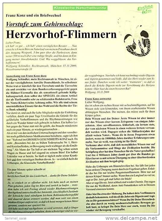 6 Zeitschriften "Natürlich Leben" Für UrKöstler , Frischköstler , Veganer , Heilpraktiker Und Weiterstrebende Vegetarier - Autres & Non Classés