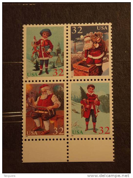 USA Etats-Unis D'Amerique United States 1995 Chistmas Sc 3004-3007 Yv 2450-2453 MNH ** - Ongebruikt