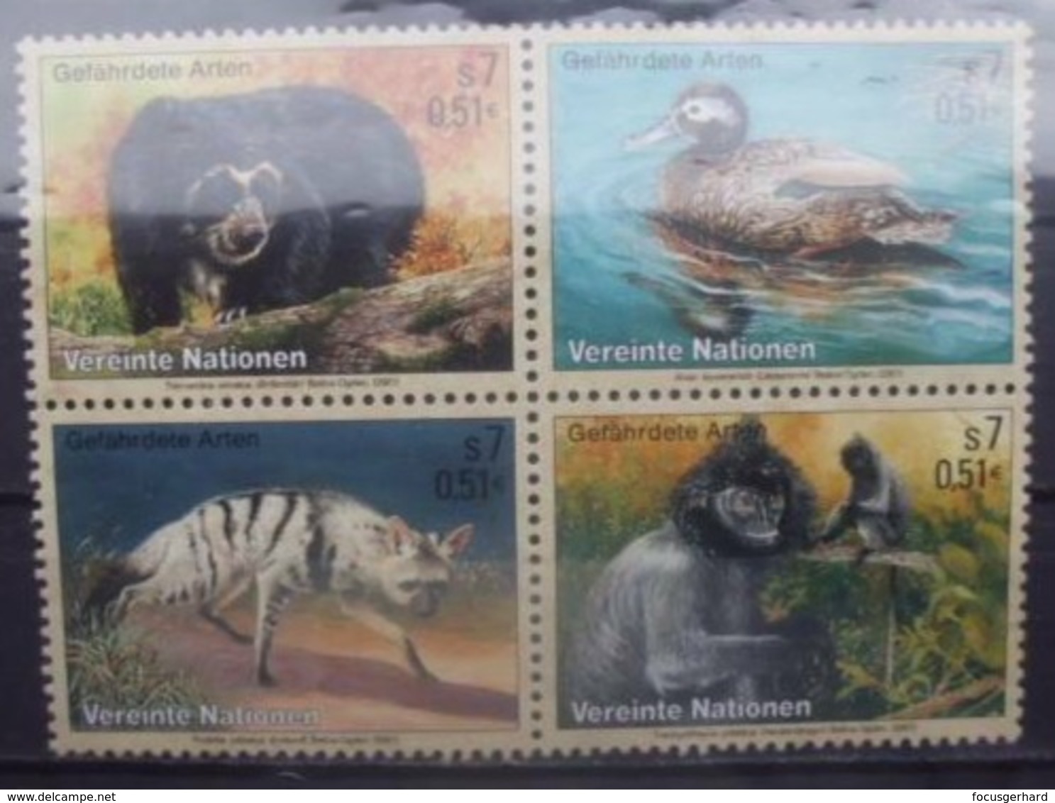 Uno   Wien   Tiere   2001   ** - Unused Stamps