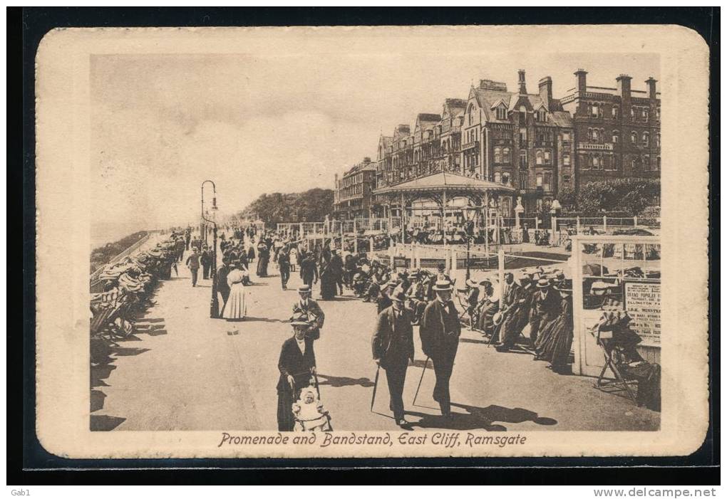 Angleterre --- Promenade And Bandstand, East Cliff , Ramsgate - Ramsgate