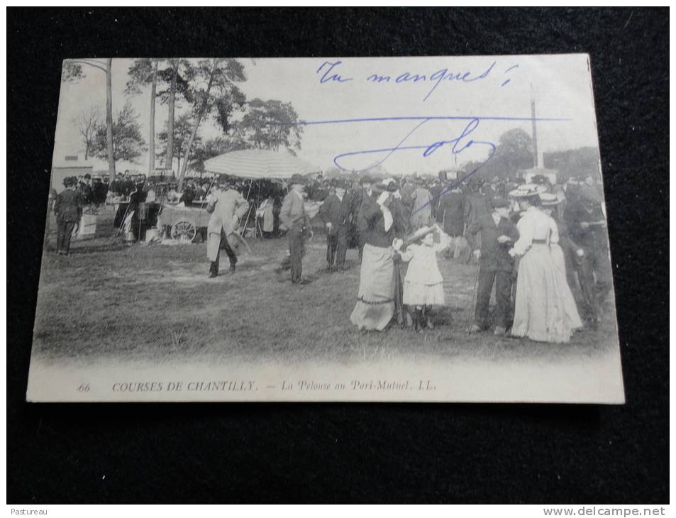 Chantilly : Les Courses. Le Pari Mutuel.( Avant 1904 ) - Chantilly