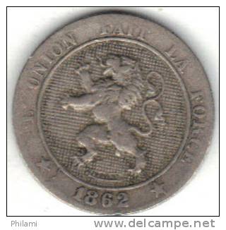 BELGIQUE MORIN N° 138 1862 5cts LEOPOLD I . (PJ11) - 5 Centimes