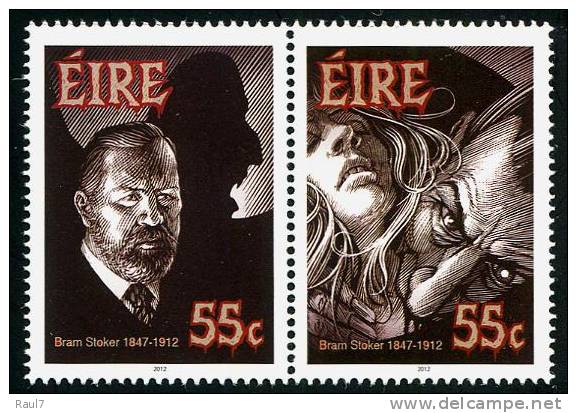 IRLANDE 2012 - Cent De La Mort De Bram Stoker, Créateur De Dracula - 2v Neuf // Mnh - Neufs