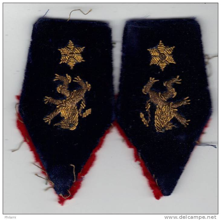 BELGIQUE, GRADES BRODES DE L´ ERM, ECOLE ROYALE MILITAIRE, SOUS LIEUTENANT . (JA01) - Equipment