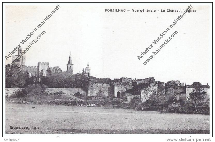 CPA - POUZILHAC - Vue Générale Gard 30  Pres  De   Remoulins - Autres & Non Classés