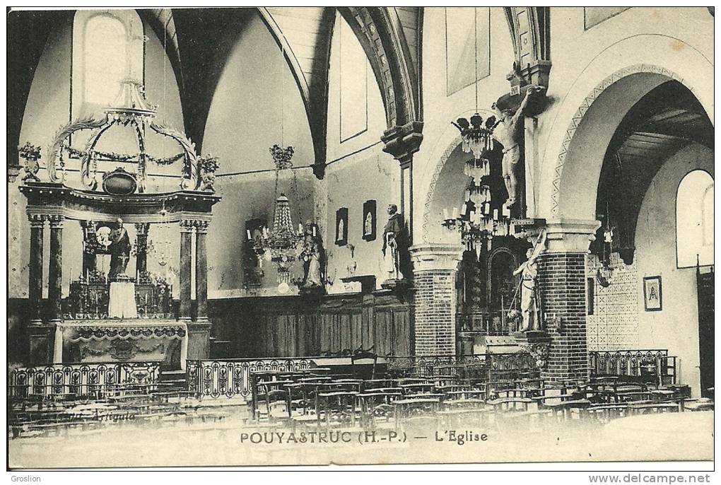 POUYASTRUC   - L'EGLISE - Pouyastruc