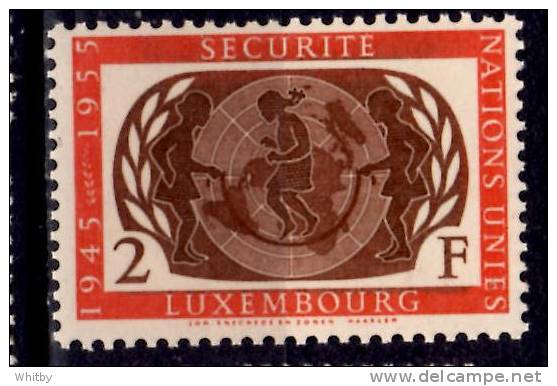 Luxenbourg 1955 2f  U N Emblem Issue #307 - Unused Stamps